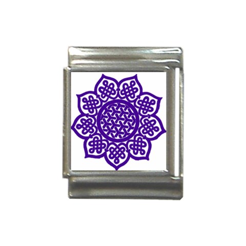 Celtic Mandala_violet Italian Charm (13mm) from ArtsNow.com Front