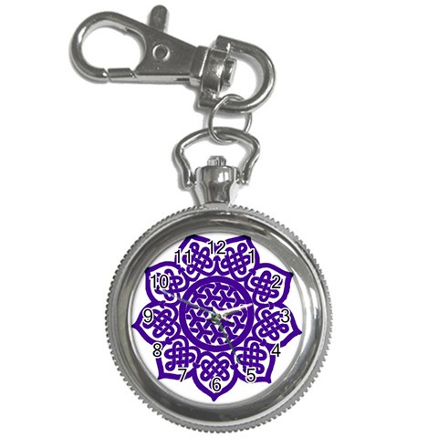 Celtic Mandala_violet Key Chain Watch from ArtsNow.com Front