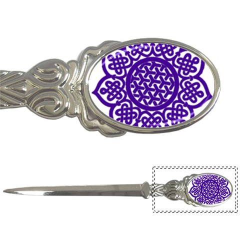 Celtic Mandala_violet Letter Opener from ArtsNow.com Front