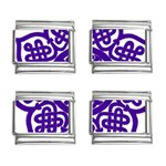 Celtic Mandala_violet 9mm Italian Charm (4 pack)