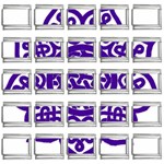 Celtic Mandala_violet 9mm Italian Charm (25 pack)