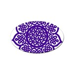 Celtic Mandala_violet Sticker (Oval)