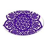 Celtic Mandala_violet Magnet (Oval)