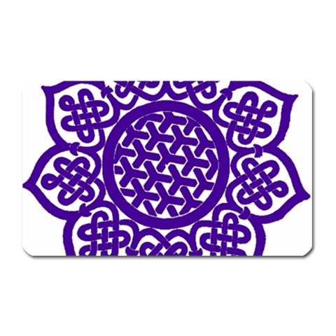 Celtic Mandala_violet Magnet (Rectangular) from ArtsNow.com Front