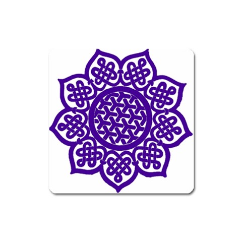 Celtic Mandala_violet Magnet (Square) from ArtsNow.com Front