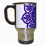 Celtic Mandala_violet Travel Mug (White)