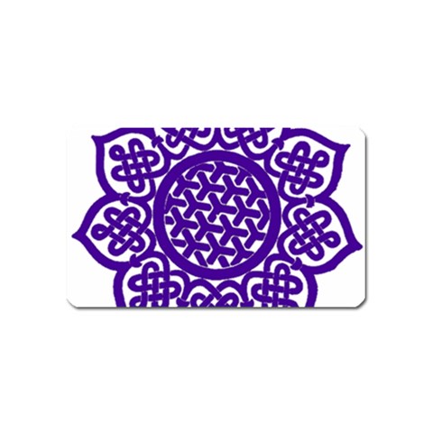 Celtic Mandala_violet Magnet (Name Card) from ArtsNow.com Front