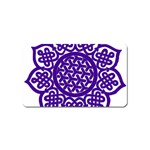 Celtic Mandala_violet Magnet (Name Card)