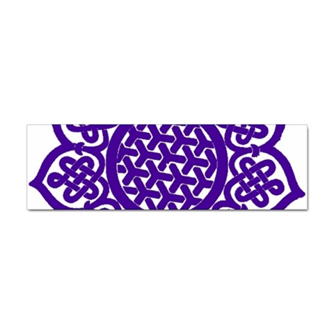 Celtic Mandala_violet Sticker Bumper (10 pack) from ArtsNow.com Front