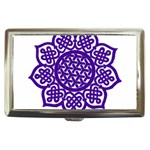 Celtic Mandala_violet Cigarette Money Case