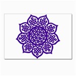 Celtic Mandala_violet Postcard 4  x 6 