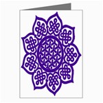 Celtic Mandala_violet Greeting Card