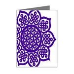 Celtic Mandala_violet Mini Greeting Card