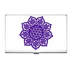 Celtic Mandala_violet Business Card Holder