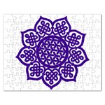 Celtic Mandala_violet Jigsaw Puzzle (Rectangular)