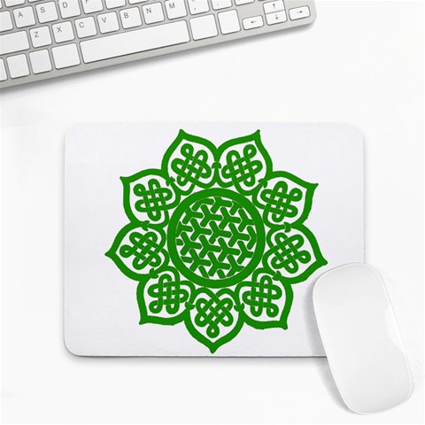 Celtic Mandala_green Small Mousepad from ArtsNow.com Front