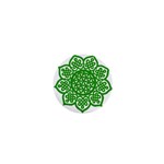 Celtic Mandala_green 1  Mini Button