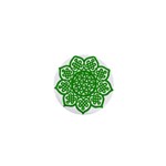 Celtic Mandala_green 1  Mini Magnet