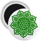 Celtic Mandala_green 3  Magnet