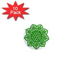 Celtic Mandala_green 1  Mini Magnet (10 pack) 