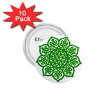 Celtic Mandala_green 1.75  Button (10 pack) 