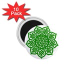 Celtic Mandala_green 1.75  Magnet (10 pack) 