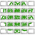 Celtic Mandala_green 9mm Italian Charm (25 pack)