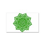 Celtic Mandala_green Sticker (Rectangular)