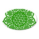 Celtic Mandala_green Magnet (Oval)