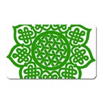 Celtic Mandala_green Magnet (Rectangular)