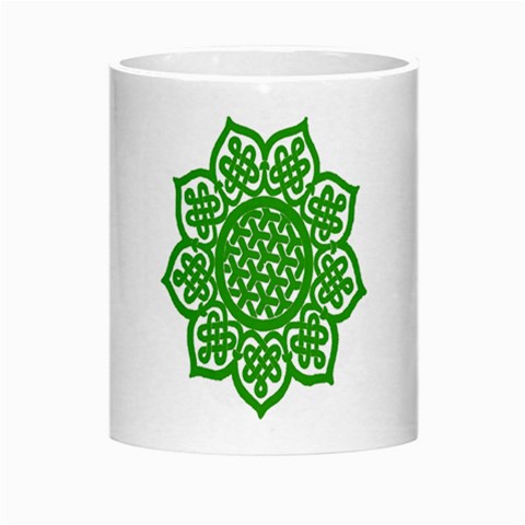 Celtic Mandala_green Morph Mug from ArtsNow.com Center