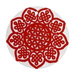 Celtic Mandala_red Ornament (Round)