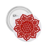 Celtic Mandala_red 2.25  Button