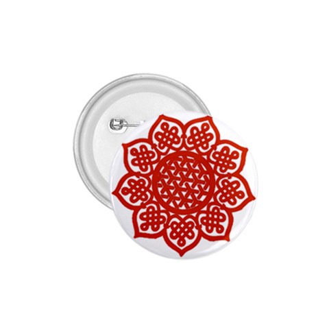 Celtic Mandala_red 1.75  Button from ArtsNow.com Front