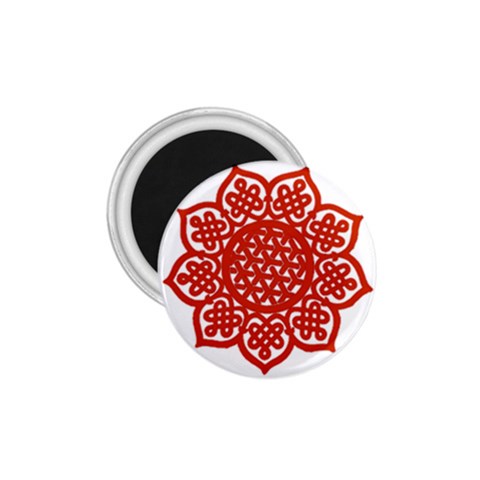 Celtic Mandala_red 1.75  Magnet from ArtsNow.com Front