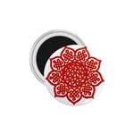 Celtic Mandala_red 1.75  Magnet