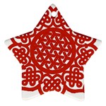 Celtic Mandala_red Ornament (Star)