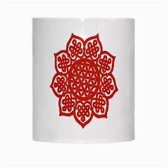 Celtic Mandala_red White Mug from ArtsNow.com Center