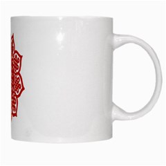 Celtic Mandala_red White Mug from ArtsNow.com Right