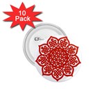 Celtic Mandala_red 1.75  Button (10 pack) 