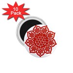 Celtic Mandala_red 1.75  Magnet (10 pack) 