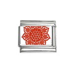 Celtic Mandala_red Italian Charm (9mm)