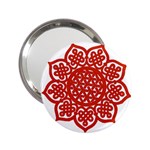 Celtic Mandala_red 2.25  Handbag Mirror