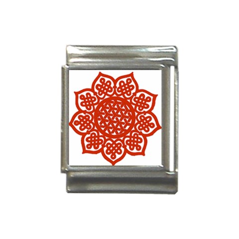 Celtic Mandala_red Italian Charm (13mm) from ArtsNow.com Front