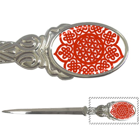 Celtic Mandala_red Letter Opener from ArtsNow.com Front