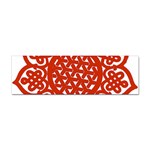 Celtic Mandala_red Sticker (Bumper)