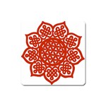 Celtic Mandala_red Magnet (Square)