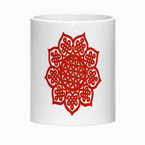 Celtic Mandala_red Morph Mug from ArtsNow.com Center