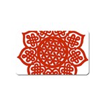 Celtic Mandala_red Magnet (Name Card)