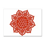 Celtic Mandala_red Sticker A4 (10 pack)